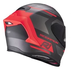 Fibra Casco Scorpion Exo R1 Air Orbis Nero Rosso -Negozio Scorpions scorpion exor1air orbis rosso 3