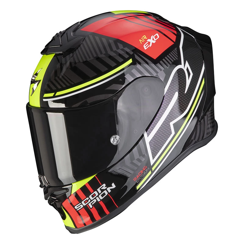 Fibra Casco Scorpion Exo R1 Air Victory Argento Rosso 3 Fibra Casco Scorpion Exo R1 Air Victory Argento Rosso