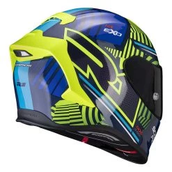 Fibra Casco Scorpion Exo R1 Air Victory Blu Giallo -Negozio Scorpions scorpion exor1air victory gialloblu 3