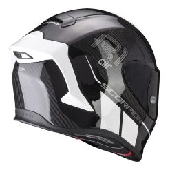Fibra Casco Scorpion Exo R1 Carbon Air Corpus 2 Bianco 7 Fibra Casco Scorpion Exo R1 Carbon Air Corpus 2 Bianco -Negozio Scorpions scorpion exor1carbonair corpus2 bianco 3