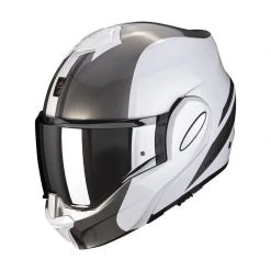 Policarbonato Casco Scorpion Exo Tech Forza Bianco Argento