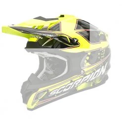 Visiere Scorpion Vx-15 Evo Air Ricambio Frontino Magma Black-neon Yellow