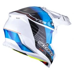 Policarbonato Casco Scorpion Vx-16 Air Gem Bianco Blu 7 Policarbonato Casco Scorpion Vx-16 Air Gem Bianco Blu -Negozio Scorpions scorpion vx16 air gem biancoblu 3