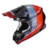 Policarbonato Casco Scorpion Vx-16 Air Gem Nero Rosso -Negozio Scorpions scorpion vx16 air gem rosso