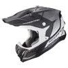 Fibra Casco Scorpion Vx-22 Air Attis Nero Opaco Argento -Negozio Scorpions scorpion vx22 air attis argento