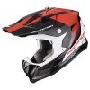 Fibra Casco Scorpion Vx-22 Air Attis Nero Rosso -Negozio Scorpions scorpion vx22 air attis rosso